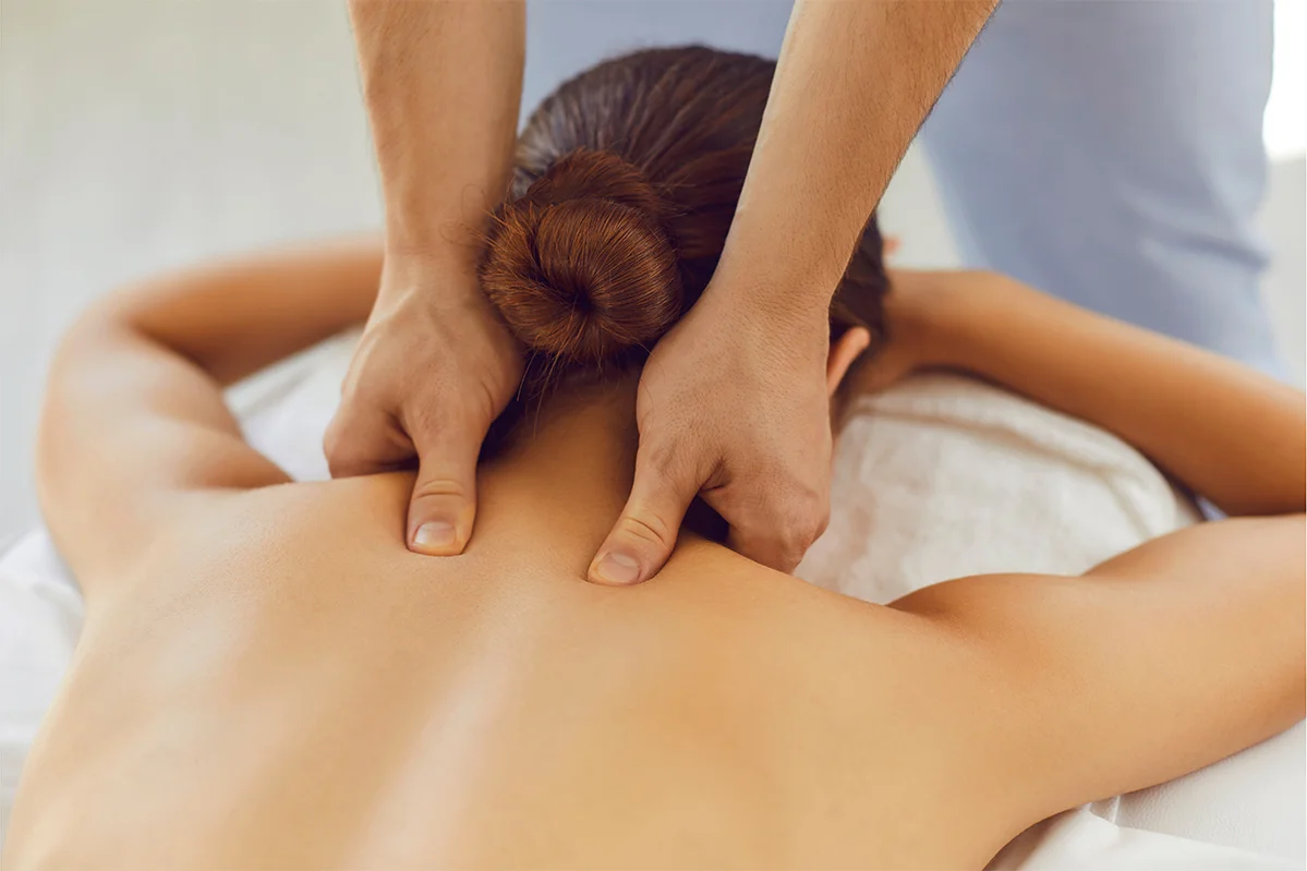 Massage therapy session at Massage by Sai